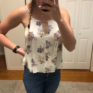 Floral tank top